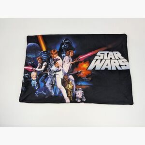 Star Wars A New Hope Pillow Case Episode IV Graphic Print Cover 28" x 18"